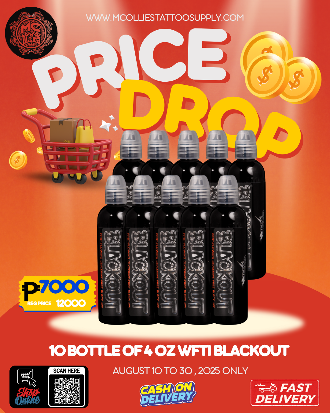 WFTI BLACKOUT 4OZ REFILL SAVE ON BULK (10 BOTTLES)