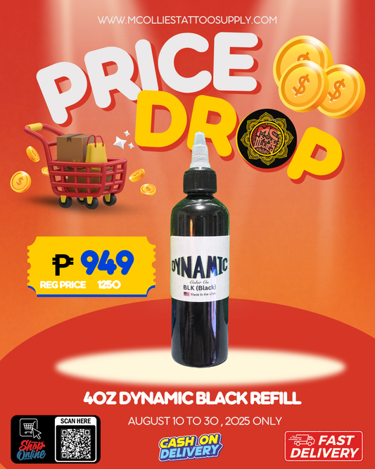 PRICE DROP DYNAMIC BLACK 4oz REFILL
