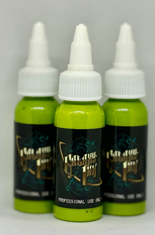 Galaxy Ink Lime Green Tattoo Ink
