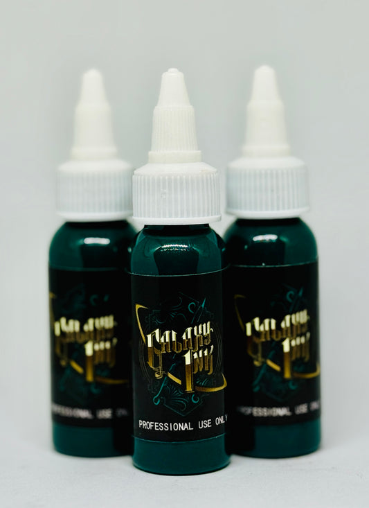 Galaxy Ink Peacock Green Tattoo ink